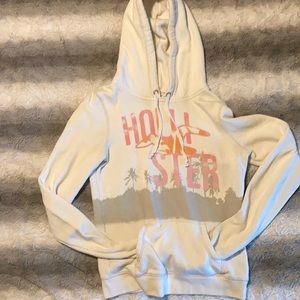 White Hollister Hoodie